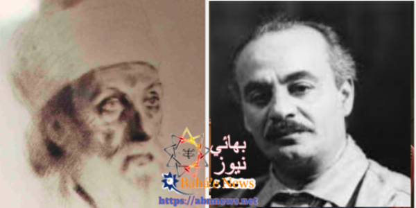 جبران خليل جبران وعبد البهاء، صورة تاريخية، جبران الأديب، عبد البهاء القائد الروحاني، لقاء الشخصيات.