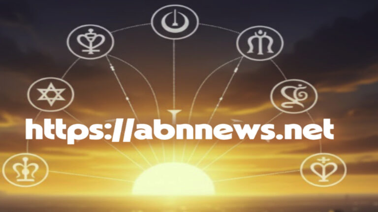 رسم رمزي يوضح استقلالية الدين البهائي ووحدة الأديان العالمية - موقع ABN News.