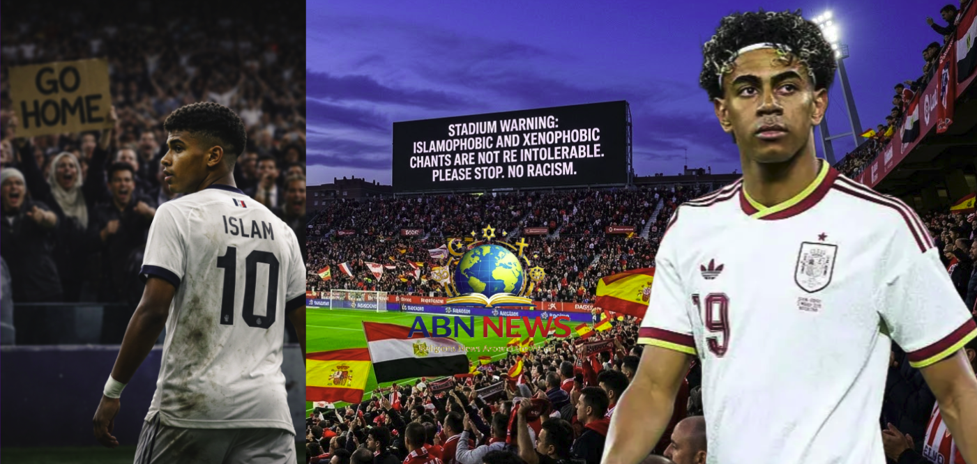 Islamophobia incident Egypt vs Spain match Lamine Yamal ABN News