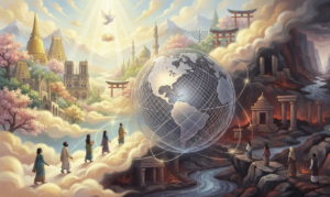 Symbolic comparison of heaven and hell beliefs in world religions