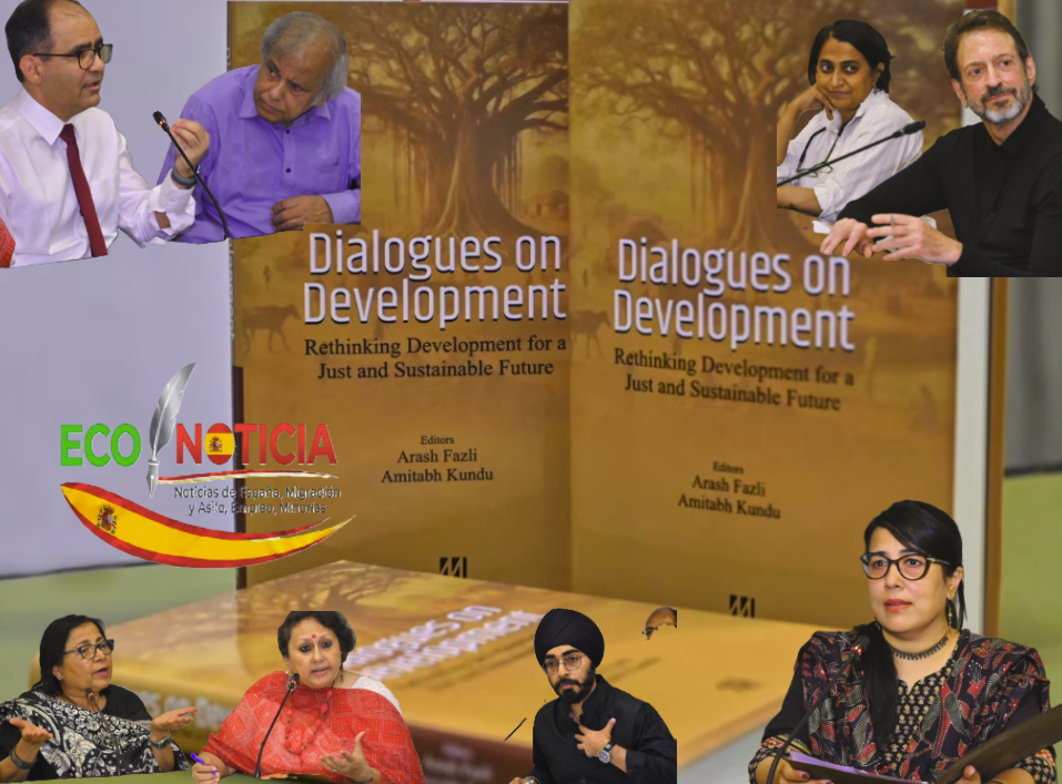 Rethinking Development for a Just and Sustainable Future book launch event by the Bahá’í Office featuring panel discussions and guest speakers.