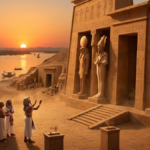History of Ancient Egyptian Religion showing Egyptian gods, temples, and pharaohs