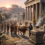 History of Greek Religion in ancient Greece with the Parthenon and Greek gods