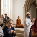 Why Do Religions Have Rituals? People participating in religious rituals