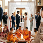 Marriage traditions in different religions including Hindu, Christian, Muslim, Jewish, Sikh and Buddhist weddings