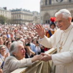 Pope Leo XIV during his apostolic visit to France