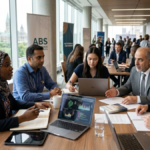 Researchers and academics discussing human oneness, healthcare, artificial intelligence and social justice at a Bahá’í studies conference.