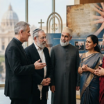 Religious leaders representing different faiths in an interfaith dialogue